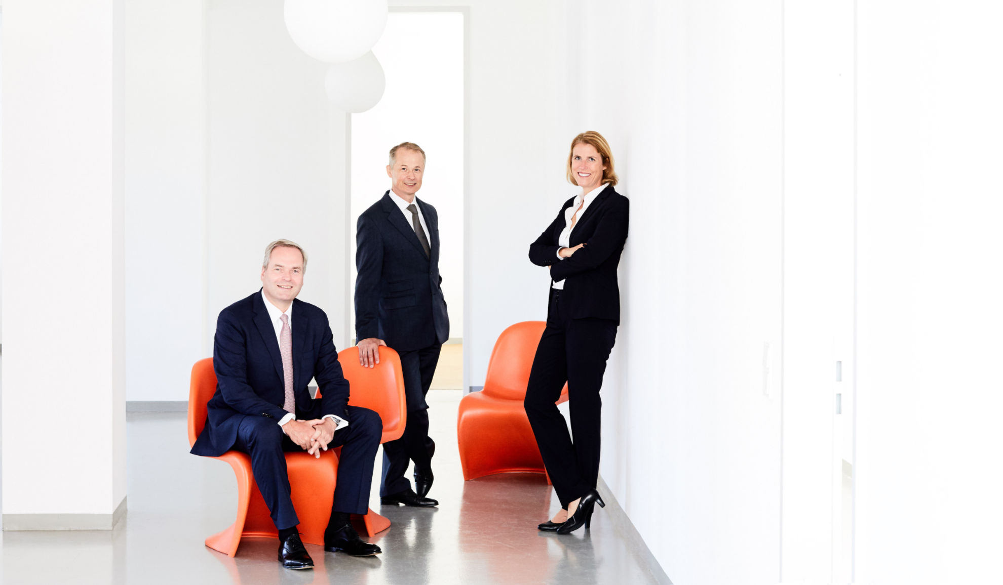 The partners of Loy&Co - Beatrice Berg, Markus Loy und Gunther Herion